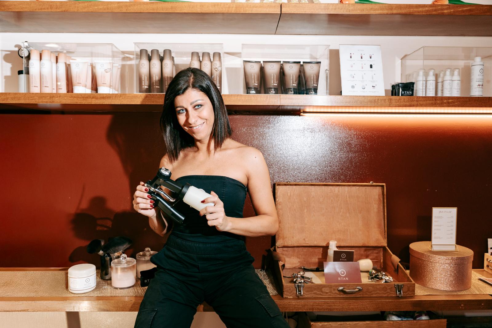Carlotta nello studio BTAN di Milano